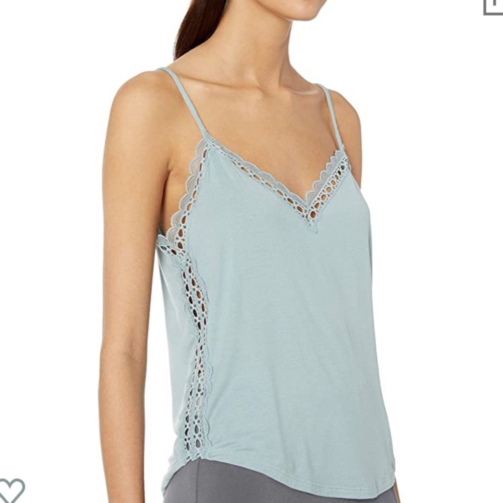 Eberjey malia slate blue modal lace cami Sz. S